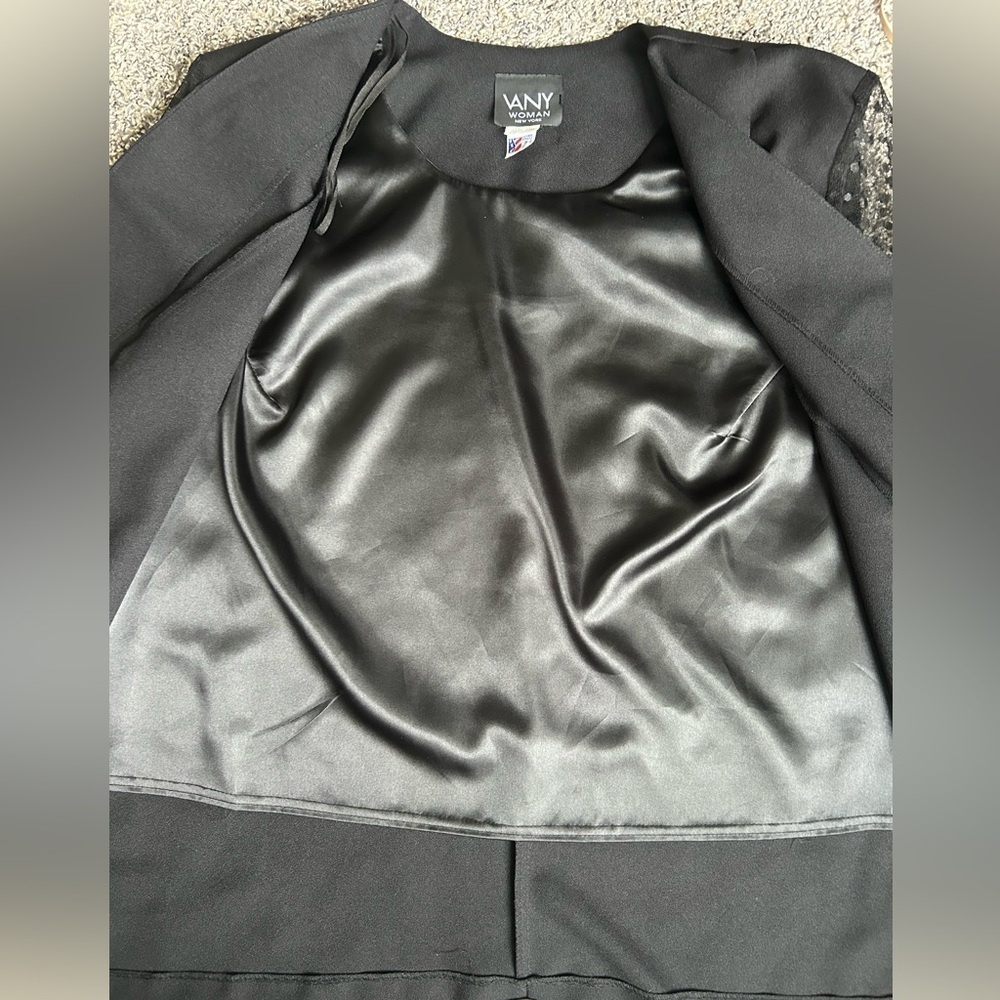 VANY Women’s Vintage Dress Jacket w/Built in Satin Cami size 22W - Picture 7 of 9